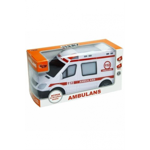 Sesli Işıklı Çarp Dön Ambulans (Lisinya) Sesli Işıklı Çarp Dön Ambulans (Lisinya)