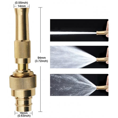 Pratik Ayarlanabilir Basınçlı Hortum Başlığı Gold