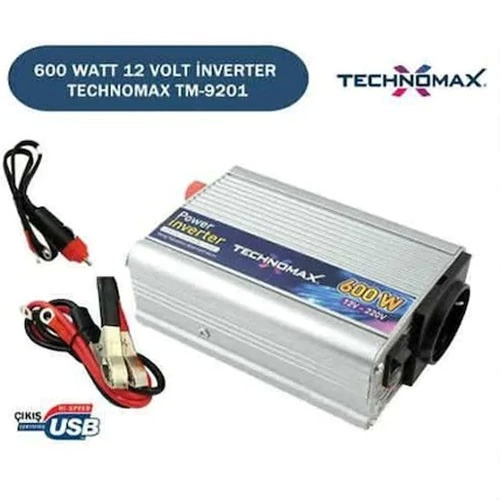 Teknomax 600w İnverter Dönüştürücü Teknomax 600w İnverter Dönüştürücü