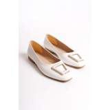 Lisinya948 Bağcıksız Ortopedik Rahat Taban Toka Detaylı Kadın Babet Ayakkabı KT Beyaz Lisinya948 Bağcıksız Ortopedik Rahat Taban Toka Detaylı Kadın Babet Ayakkabı KT Beyaz