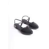 Lisinya948 Lastikli Ortopedik Rahat Taban Bilekten Taş Detaylı Kadın Babet Ayakkabı ST Siyah Lisinya948 Lastikli Ortopedik Rahat Taban Bilekten Taş Detaylı Kadın Babet Ayakkabı ST Siyah