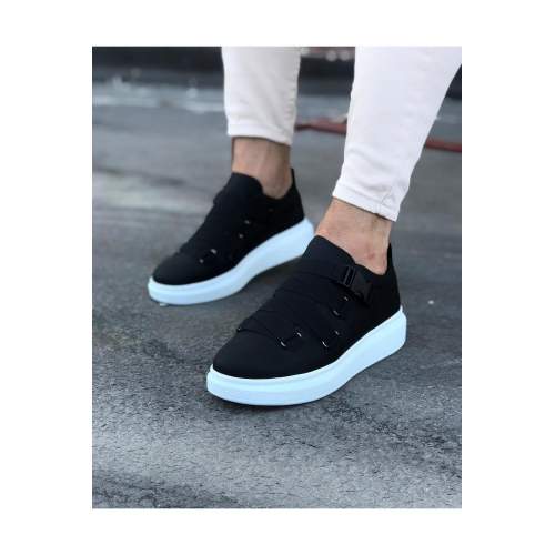 Siyah Erkek Yüksek Taban Ayakkabı Siyah Erkek Yüksek Taban Ayakkabı