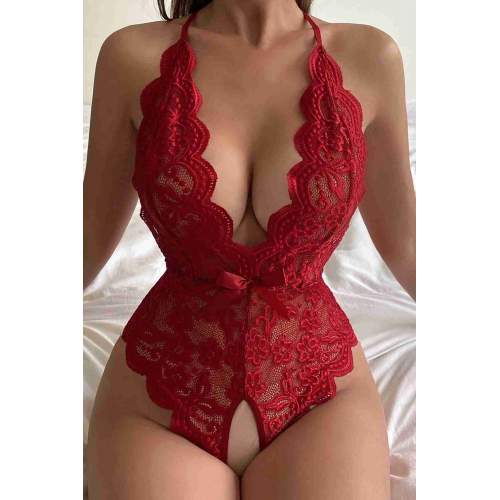 Özel Bölgesi Açık Dantelli Fantazi Babydoll Özel Bölgesi Açık Dantelli Fantazi Babydoll