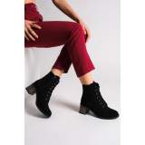 Lisinya948 Bağcıklı Fermuarlı Ortopedik Taban Suya ve Soğuğa Dayanıklı Topuklu Süet Kadın Bot ST Siyah Lisinya948 Bağcıklı Fermuarlı Ortopedik Taban Suya ve Soğuğa Dayanıklı Topuklu Süet Kadın Bot ST Siyah