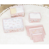 Baby 6lı Desenli Fileli Bavul Valiz İçi Düzenleyici Çok Amaçlı Organizer (pembe) Baby 6lı Desenli Fileli Bavul Valiz İçi Düzenleyici Çok Amaçlı Organizer (pembe)