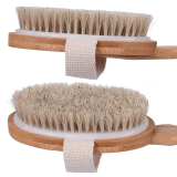 Parlak Ve Pürüzsüz Görünüm Sağlayan %100 Doğal At Kılı Selülit Fırçası (sökülebilir Sap) Parlak Ve Pürüzsüz Görünüm Sağlayan %100 Doğal At Kılı Selülit Fırçası (sökülebilir Sap)