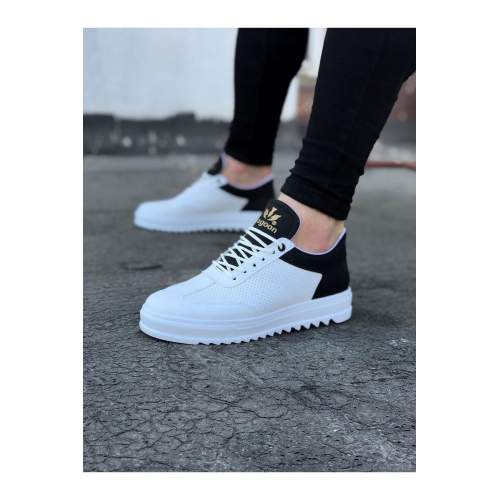 Beyaz Siyah Erkek Casual Ayakkabı Beyaz Siyah Erkek Casual Ayakkabı