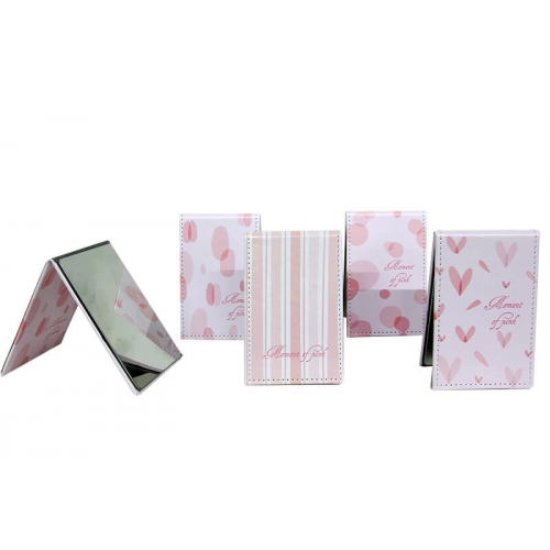 Cep Aynası Standlı Pembe Cep Aynası Standlı Pembe
