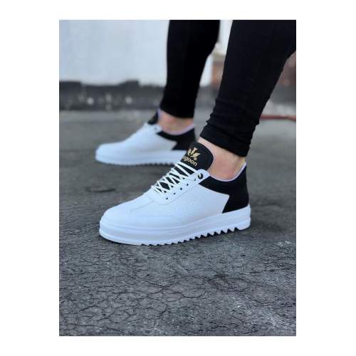 Beyaz Siyah Erkek Casual Ayakkabı Beyaz Siyah Erkek Casual Ayakkabı