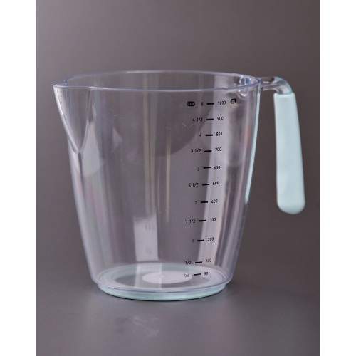 Ölçü ve Hamur Kabı 1000 ML - Silikon Sap Ölçü ve Hamur Kabı 1000 ML - Silikon Sap