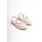 Lisinya948 Lastikli Ortopedik Rahat Taban Taş Detaylı Kadın Babet Ayakkabı KT Krem Lisinya948 Lastikli Ortopedik Rahat Taban Taş Detaylı Kadın Babet Ayakkabı KT Krem