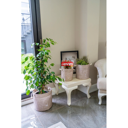 Kulplu Yuvarlak Düzenleyici Çok Amaçlı Kolay Taşınabilen Organizer Keçe Sepet (maxi) 03655 Kulplu Yuvarlak Düzenleyici Çok Amaçlı Kolay Taşınabilen Organizer Keçe Sepet (maxi) 03655