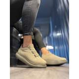 Sneakers Ayakkabı  Vizon Süet