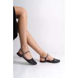 Lisinya948 Lastikli Ortopedik Rahat Taban Bilekten Taş Detaylı Kadın Babet Ayakkabı ST Siyah Lisinya948 Lastikli Ortopedik Rahat Taban Bilekten Taş Detaylı Kadın Babet Ayakkabı ST Siyah