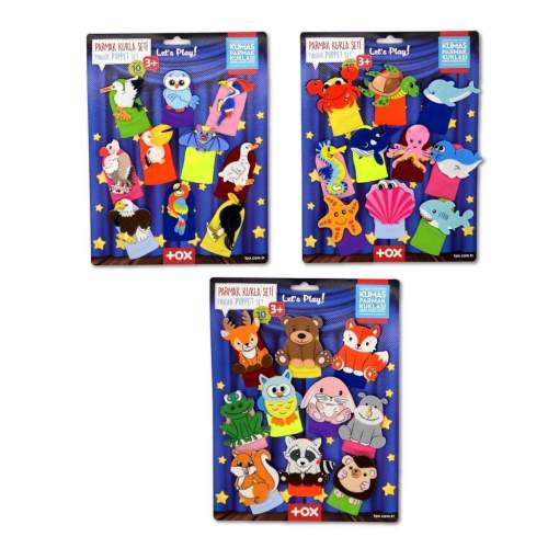 3 Set - 30 Parça Deniz Canlıları, Orman ve Uçan Hayvanlar Parmak Kukla 3 Set - 30 Parça Deniz Canlıları, Orman ve Uçan Hayvanlar Parmak Kukla