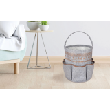 6 Cepli Deri Şeritli Yuvarlak Çok Amaçlı Düzenleyici Organizer Kutu Keçe Sepet 03914 6 Cepli Deri Şeritli Yuvarlak Çok Amaçlı Düzenleyici Organizer Kutu Keçe Sepet 03914