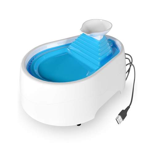 Kedi Köpek Su Pınarı Şelale 2 Litre - 5 volt ( usb'li ) Mavi