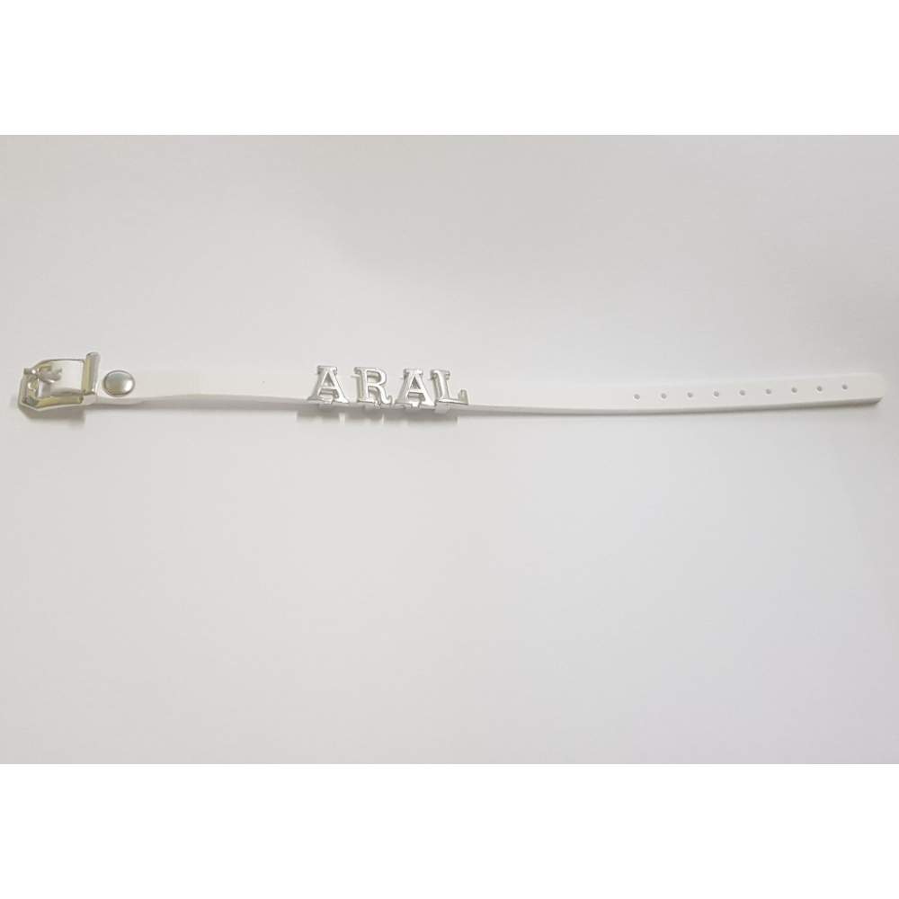 Kişiye Özel - İsme Özel Bileklik - Siyah