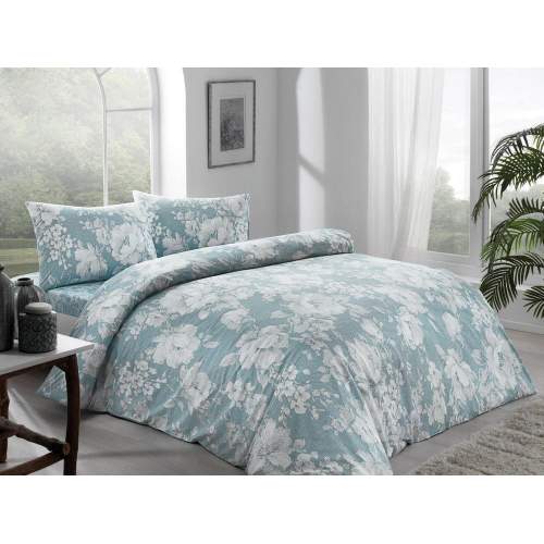 Ranforce Tek Kişilik Nevresim Takımı Abril Mavi Ranforce Tek Kişilik Nevresim Takımı Abril Mavi