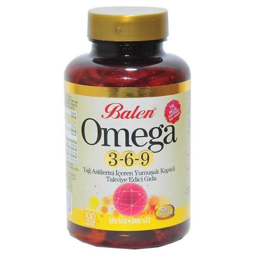 Omega 3-6-9 1585 Mg x 100 Yumuşak Kapsül Omega 3-6-9 1585 Mg x 100 Yumuşak Kapsül