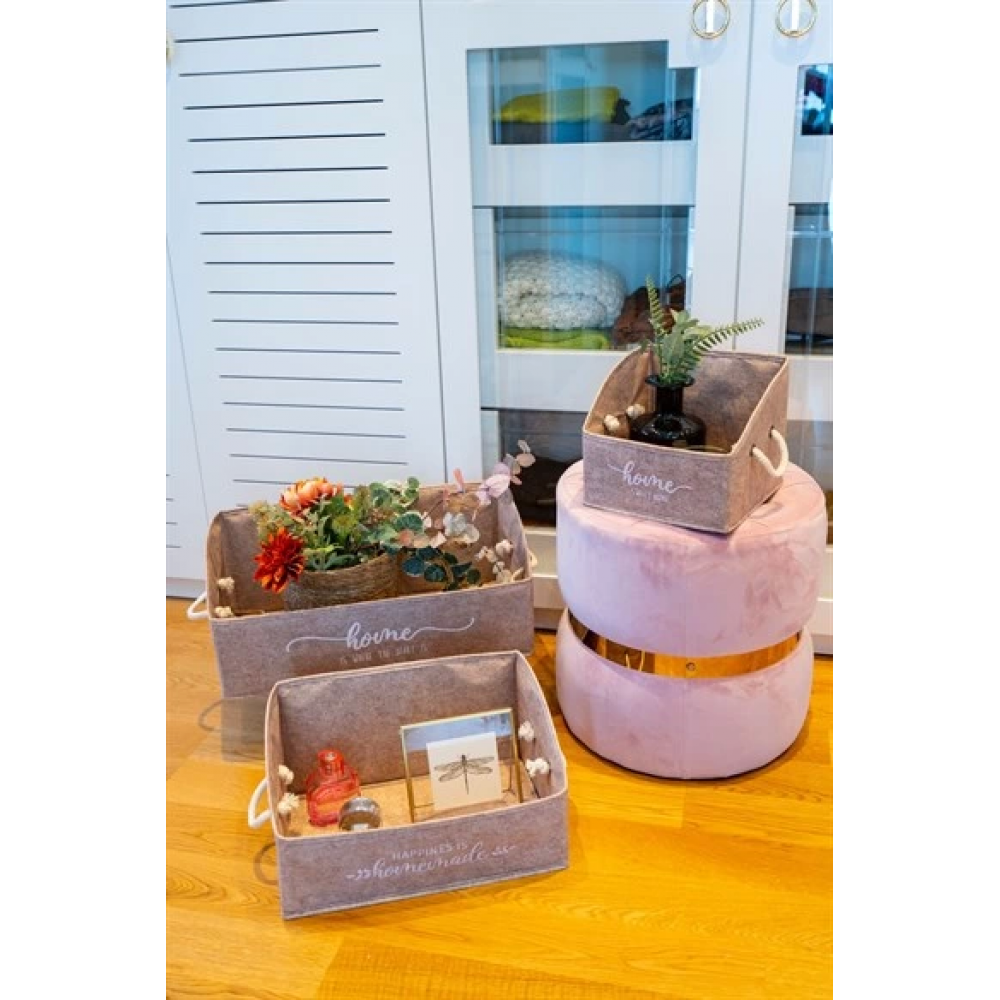 Keçe Raf Organizer Maxi Boy Kutu Düzenleyici - 03747