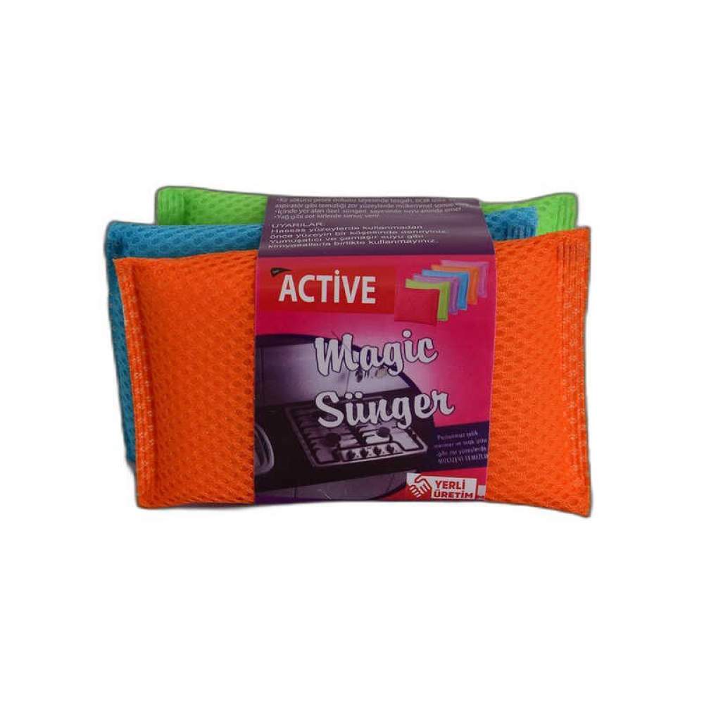 Magic Renkli Sünger Temizlik Mutfak Bulaşık Süngeri Karışık Renk 3 Lü Eko Paket Magic Renkli Sünger Temizlik Mutfak Bulaşık Süngeri Karışık Renk 3 Lü Eko Paket