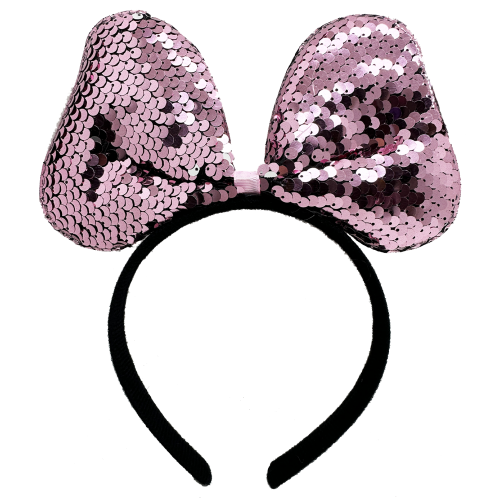 Renk Değiştiren Pullu Payetli Fiyonk Parti Tacı Pembe Gümüş Renk 20x16 cm Renk Değiştiren Pullu Payetli Fiyonk Parti Tacı Pembe Gümüş Renk 20x16 cm