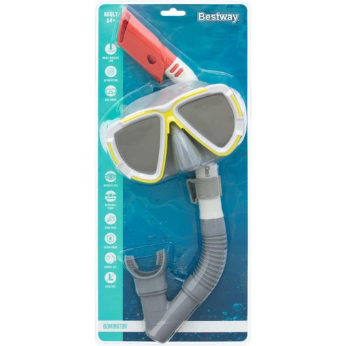Bestway Dominator 2 Aynalı Maske Snorkel Set - 24053 (Lisinya) Bestway Dominator 2 Aynalı Maske Snorkel Set - 24053 (Lisinya)