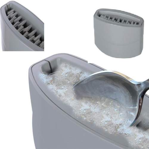 Hijyenik Çatal Kaşık Bıçak Yıkama Fırçası Vantuzlu - Çift Fırçalı Hijyenik Çatal Kaşık Bıçak Yıkama Fırçası Vantuzlu - Çift Fırçalı