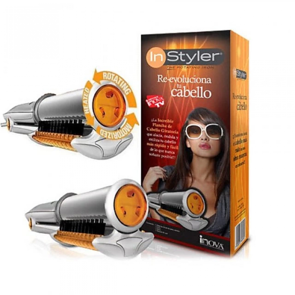 İnstyler Döner Demirli Ve At Kılı Selülit Fırçası Seti - Saçınızı Şekillendirin İnstyler Döner Demirli Ve At Kılı Selülit Fırçası Seti - Saçınızı Şekillendirin