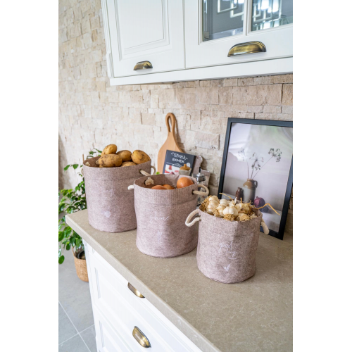 Kulplu Yuvarlak Düzenleyici Çok Amaçlı Kolay Taşınabilen Organizer Keçe Sepet (mini) 03662 Kulplu Yuvarlak Düzenleyici Çok Amaçlı Kolay Taşınabilen Organizer Keçe Sepet (mini) 03662