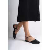 Lisinya948 Lastikli Ortopedik Rahat Taban Bilekten Taş Detaylı Kadın Babet Ayakkabı ST Siyah Lisinya948 Lastikli Ortopedik Rahat Taban Bilekten Taş Detaylı Kadın Babet Ayakkabı ST Siyah