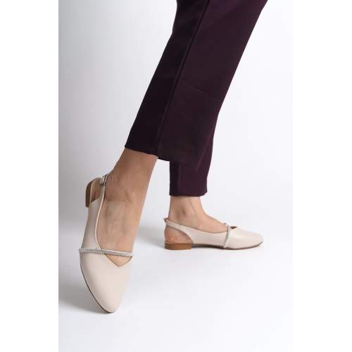 Lisinya948 Tokalı Ortopedik Rahat Taban Taş Detaylı Kadın Babet Ayakkabı KT Krem Lisinya948 Tokalı Ortopedik Rahat Taban Taş Detaylı Kadın Babet Ayakkabı KT Krem