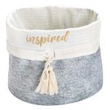 Yuvarlak Katlanabilir Çok Amaçlı Saklama Organizer Kutu Keçe Sepet (maxi) - 03396 Yuvarlak Katlanabilir Çok Amaçlı Saklama Organizer Kutu Keçe Sepet (maxi) - 03396