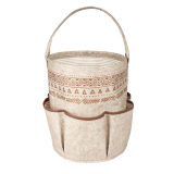 6 Cepli Deri Şeritli Yuvarlak Çok Amaçlı Düzenleyici Organizer Kutu Keçe Sepet 03914 6 Cepli Deri Şeritli Yuvarlak Çok Amaçlı Düzenleyici Organizer Kutu Keçe Sepet 03914