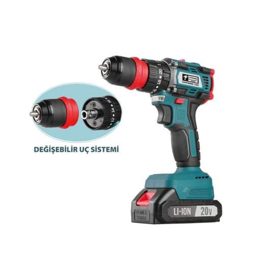 Cat Power 1350 Akülü Vidalama Makinesi 20 V 2,0 Ah Cat Power 1350 Akülü Vidalama Makinesi 20 V 2,0 Ah