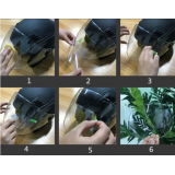 Pratik Motosiklet Kaskı İçin Yağmur Kaydırıcı