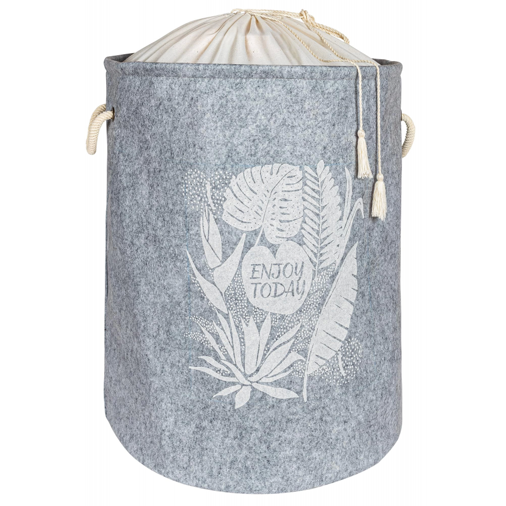 Torbalı Ve Kulplu Püskül Detaylı Düzenleyici Çok Amaçlı Organizer Keçe Sepet -03631 Torbalı Ve Kulplu Püskül Detaylı Düzenleyici Çok Amaçlı Organizer Keçe Sepet -03631