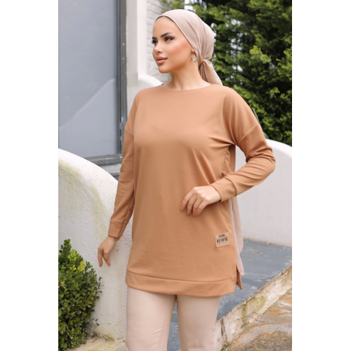 Yeni Stil Bej Arma Detay Tunik 10020 Yeni Stil Bej Arma Detay Tunik 10020