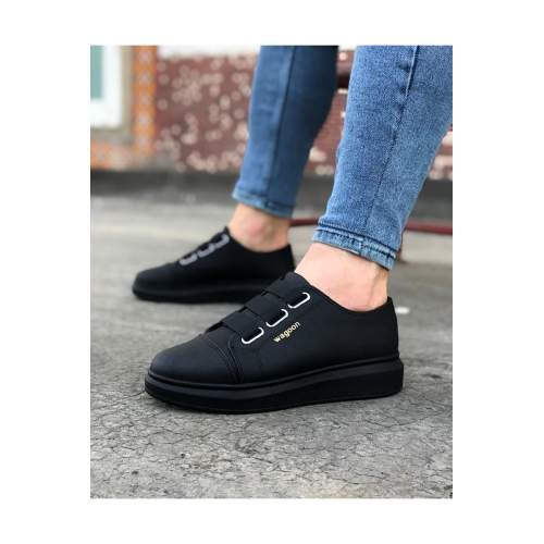 Kömür Kalın Taban Casual Erkek Ayakkabı Kömür Kalın Taban Casual Erkek Ayakkabı