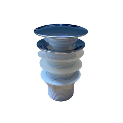 Pop Up Krom Kaplama Bas Aç Lavabo Sifonu Gideri Ekstra Contalı Pop Up Krom Kaplama Bas Aç Lavabo Sifonu Gideri Ekstra Contalı