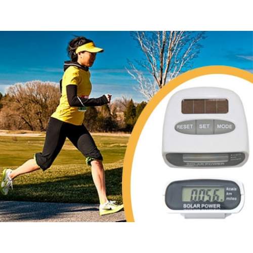 Güneş Enerjili Pedometre ve Kalori Ölçer Adımsayar Güneş Enerjili Pedometre ve Kalori Ölçer Adımsayar