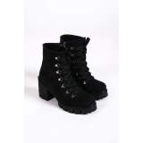 Lisinya948 Bağcıklı Fermuarlı Ortopedik Taban Suya ve Soğuğa Dayanıklı Topuklu Süet Kadın Bot ST Siyah Lisinya948 Bağcıklı Fermuarlı Ortopedik Taban Suya ve Soğuğa Dayanıklı Topuklu Süet Kadın Bot ST Siyah