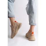 Lisinya948 Bağcıklı Ortopedik Taban Triko Detaylı Kadın Spor Ayakkabı TT Ten/Turuncu Lisinya948 Bağcıklı Ortopedik Taban Triko Detaylı Kadın Spor Ayakkabı TT Ten/Turuncu