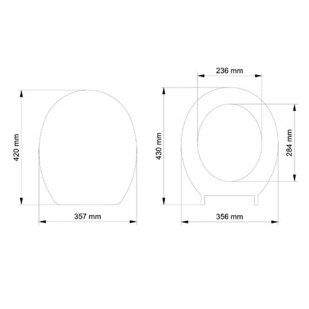 Elitra Plus Dayanıklı Ege Klozet Kapağı