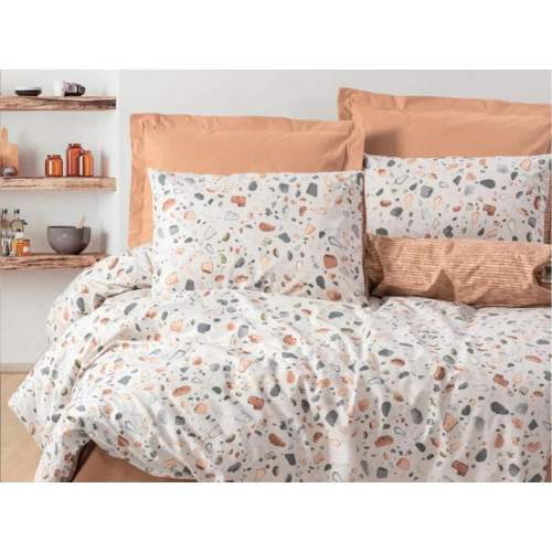 Tek Kişilik Minimal Nevresim Takımı Oniks Karamel Tek Kişilik Minimal Nevresim Takımı Oniks Karamel