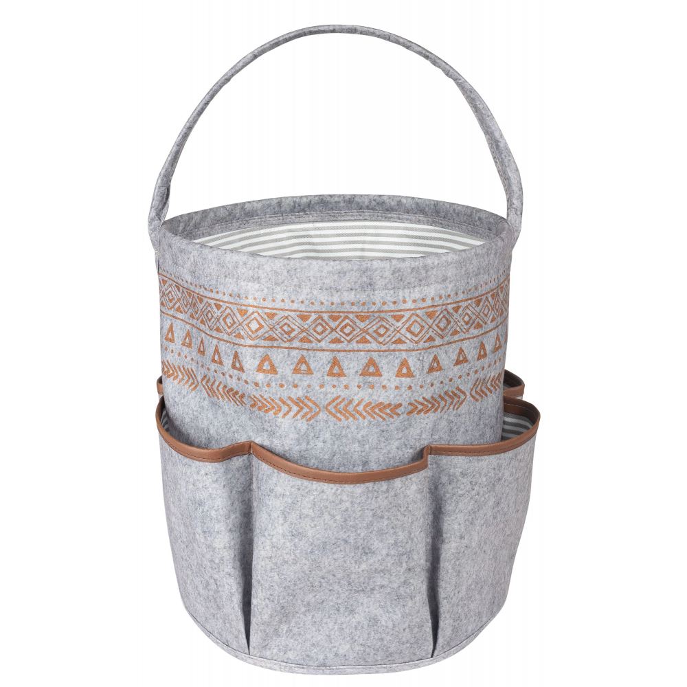 6 Cepli Deri Şeritli Yuvarlak Çok Amaçlı Düzenleyici Organizer Kutu Keçe Sepet 03914 6 Cepli Deri Şeritli Yuvarlak Çok Amaçlı Düzenleyici Organizer Kutu Keçe Sepet 03914