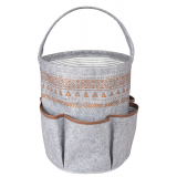 6 Cepli Deri Şeritli Yuvarlak Çok Amaçlı Düzenleyici Organizer Kutu Keçe Sepet 03914 6 Cepli Deri Şeritli Yuvarlak Çok Amaçlı Düzenleyici Organizer Kutu Keçe Sepet 03914