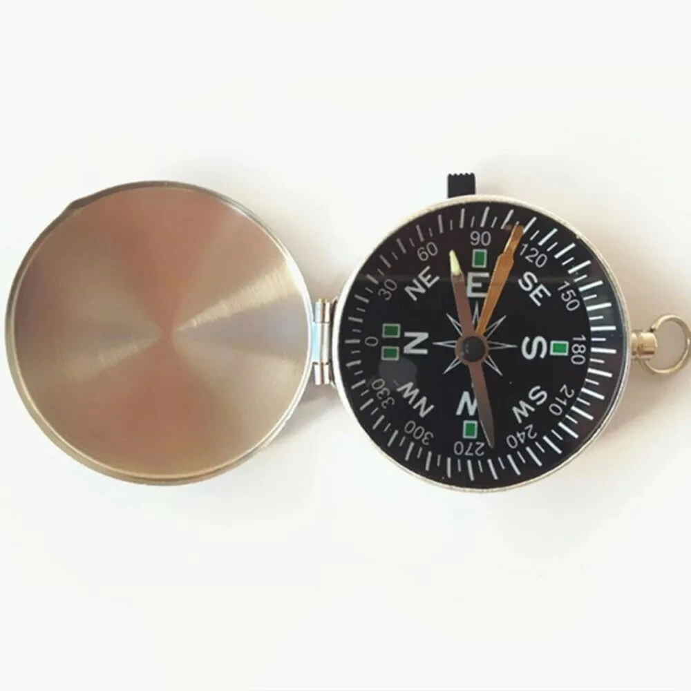 -mini Taşınabilir Kapaklı Cep Saati Model Alüminyum İğne Kılıtlı Pusula G45-1 -mini Taşınabilir Kapaklı Cep Saati Model Alüminyum İğne Kılıtlı Pusula G45-1