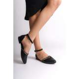 Lisinya948 Tokalı Ortopedik Rahat Taban Taş Detaylı Kadın Babet Ayakkabı ST Siyah Lisinya948 Tokalı Ortopedik Rahat Taban Taş Detaylı Kadın Babet Ayakkabı ST Siyah